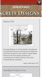 Mobile Screenshot of concrete-designs.com